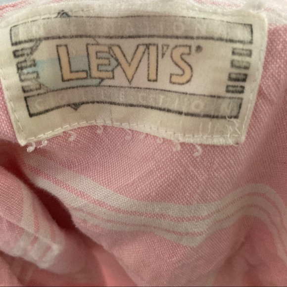 Vintage Levi’s Pink Button Up Shirt Large - Picture 6 of 7